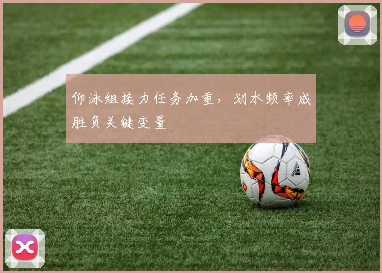 仰泳组接力任务加重，划水频率成胜负关键变量